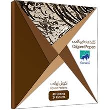 بسته کاغذ اوریگامی اوریمان طرح نقوش ایرانی Oriman Iranian Patterns Origami Papers